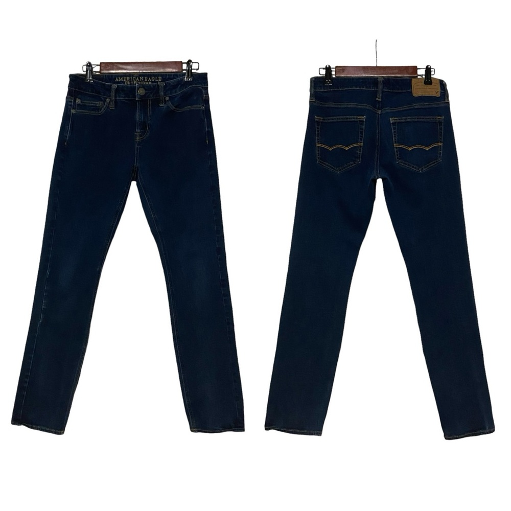 American Eagle Flex 4 360 Skinny Jeans Blue